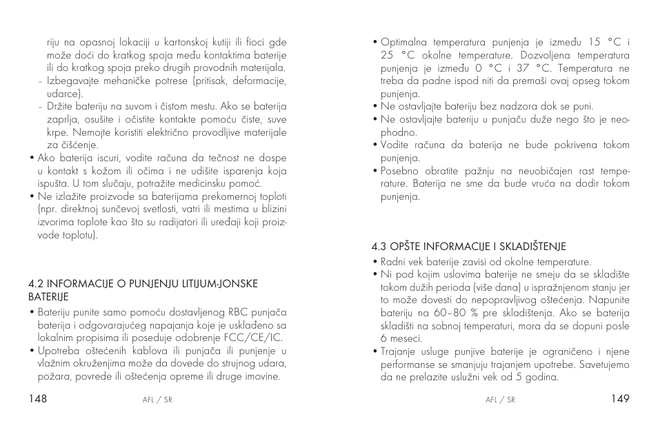 Swarovski AFL Rechargeable Anti-Fog Lens for Z6i, Z8i, dS User Manual | Page 75 / 87