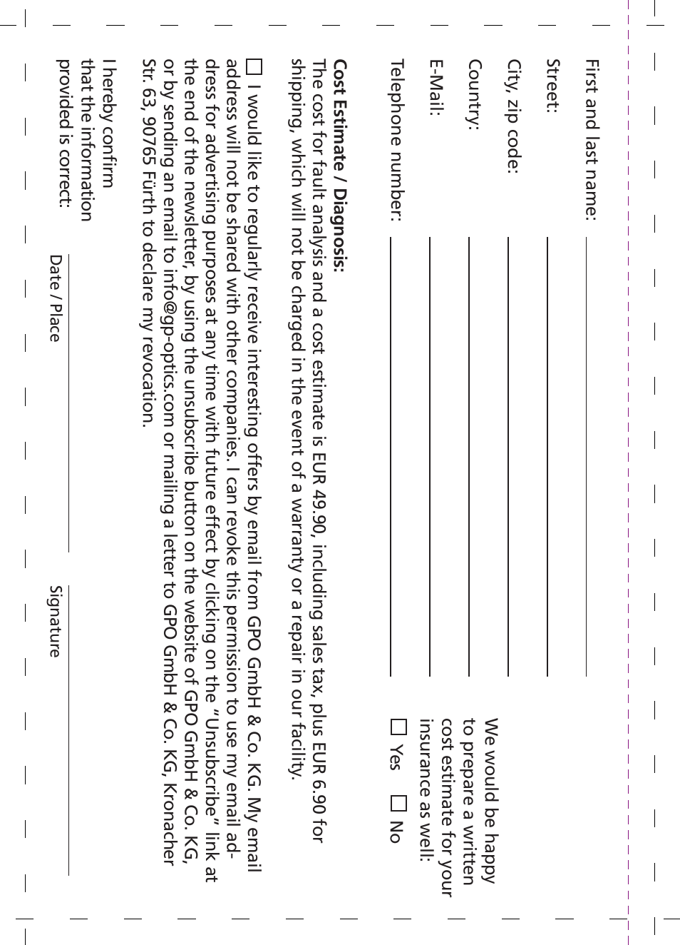 GPO USA 6-24x50 Passion 4X Riflescope (MOA Ballistic Reticle) User Manual | Page 138 / 152