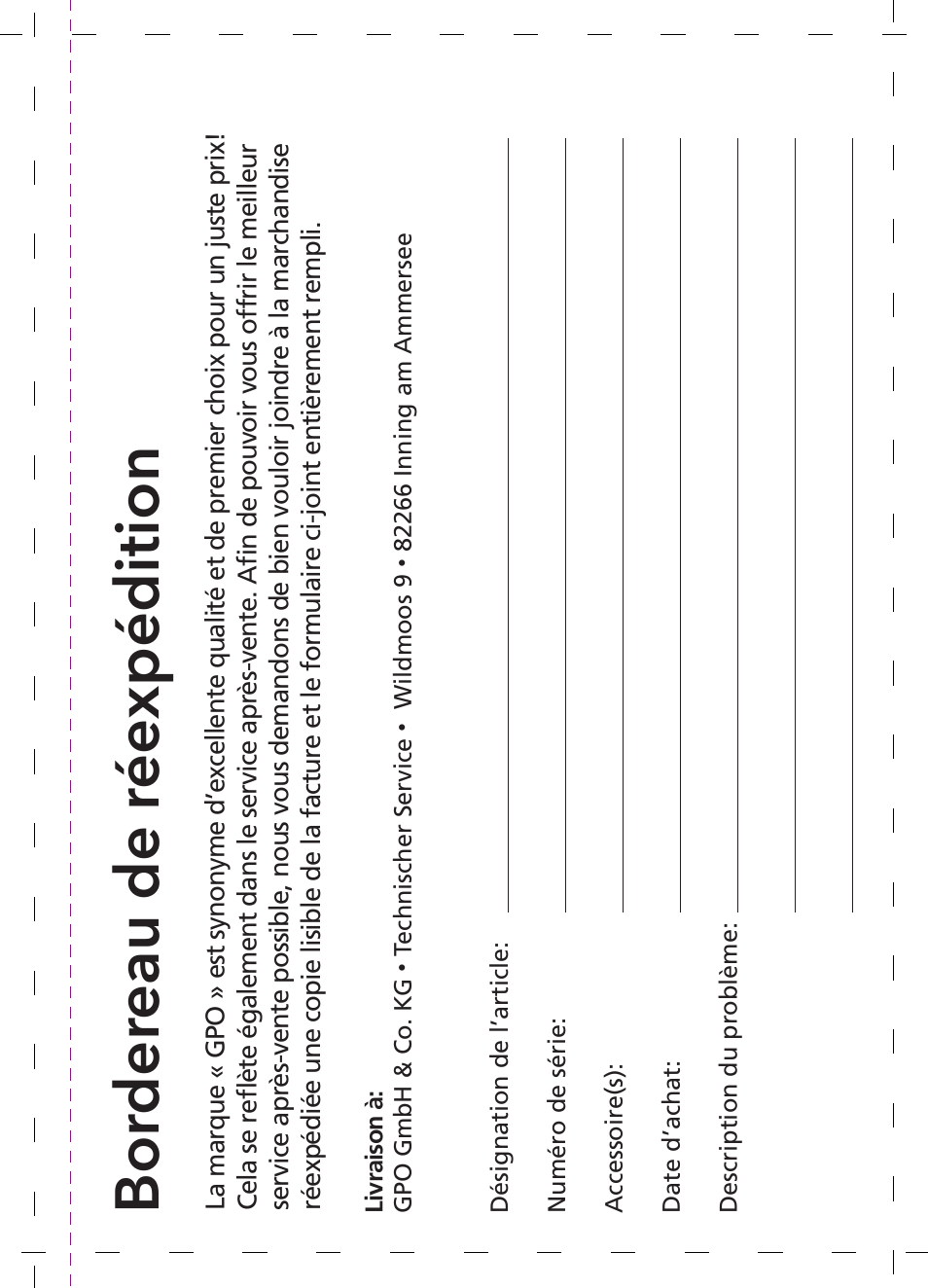 Bor der eau de r ée xpédition | GPO USA 6-24x50 Passion 4X Riflescope (MOA Ballistic Reticle) User Manual | Page 139 / 152