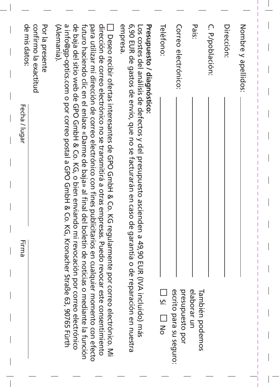 GPO USA 6-24x50 Passion 4X Riflescope (MOA Ballistic Reticle) User Manual | Page 144 / 152