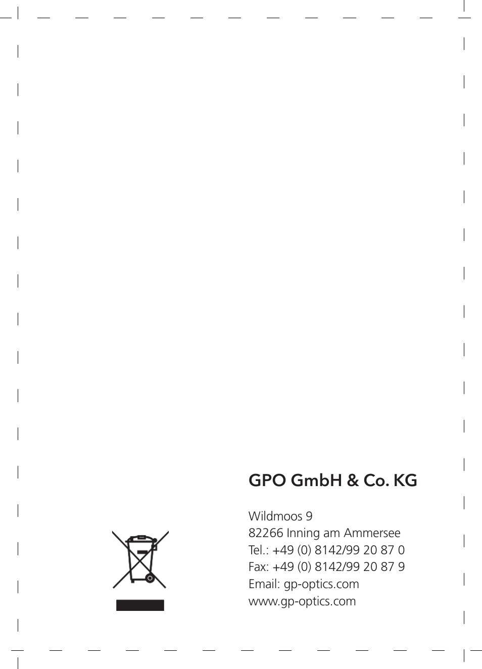 GPO USA 6-24x50 Passion 4X Riflescope (MOA Ballistic Reticle) User Manual | Page 151 / 152