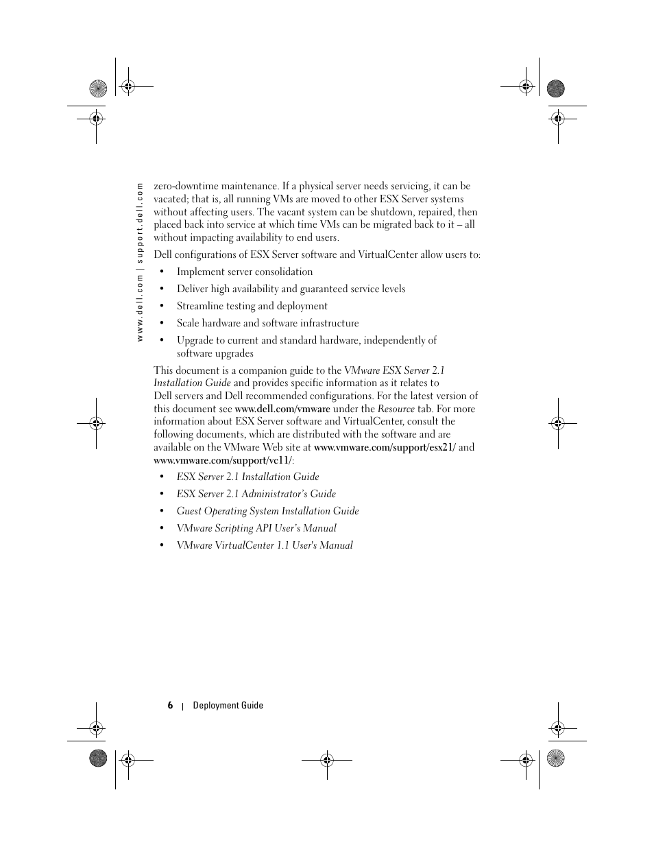 Dell VmWare ESX Server 2.12 User Manual | Page 8 / 34