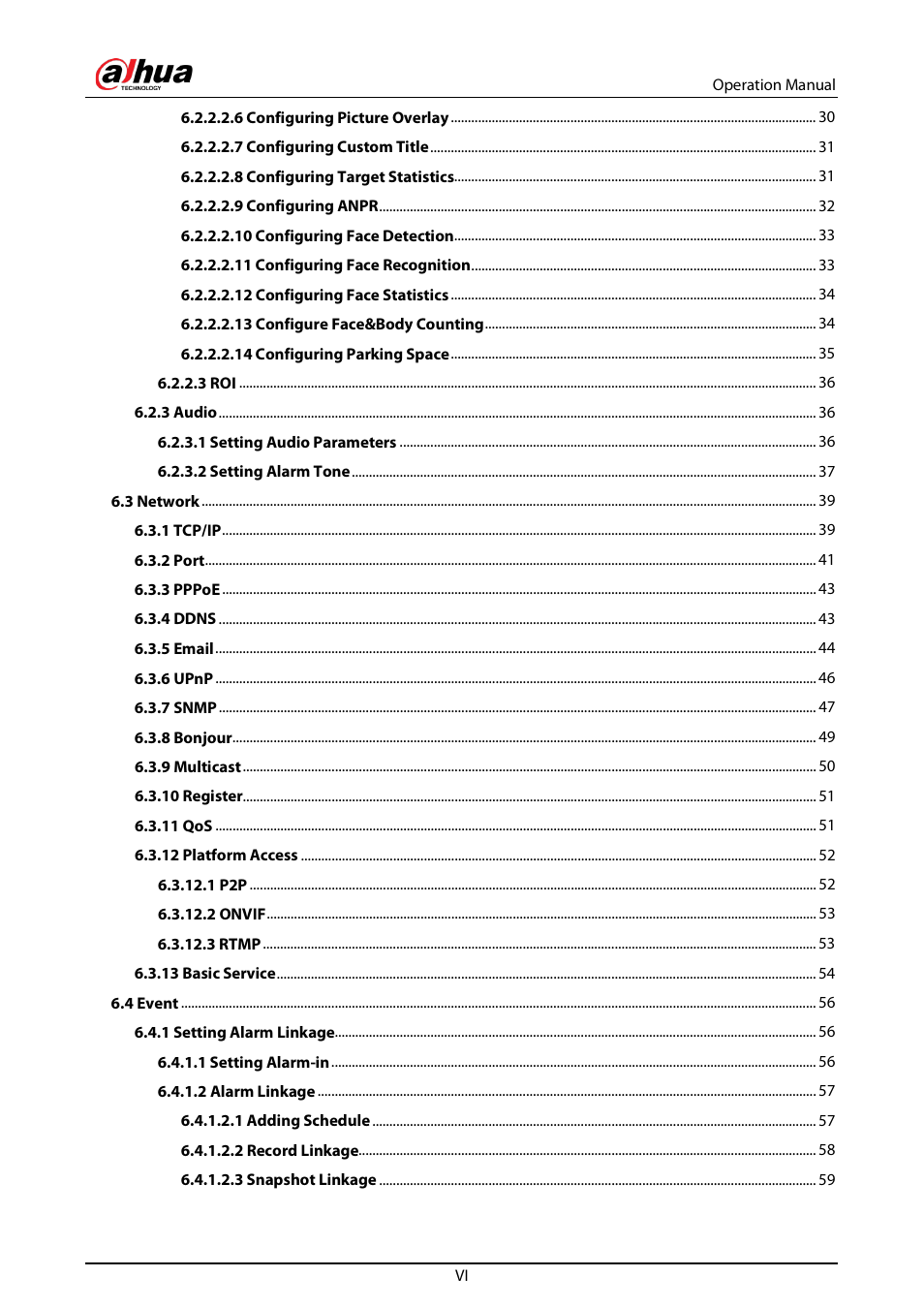 Dahua Technology DH-IPC-EBW81242N-AS-S2 12MP Outdoor Network Panoramic Fisheye Camera with Night Vision User Manual | Page 7 / 205