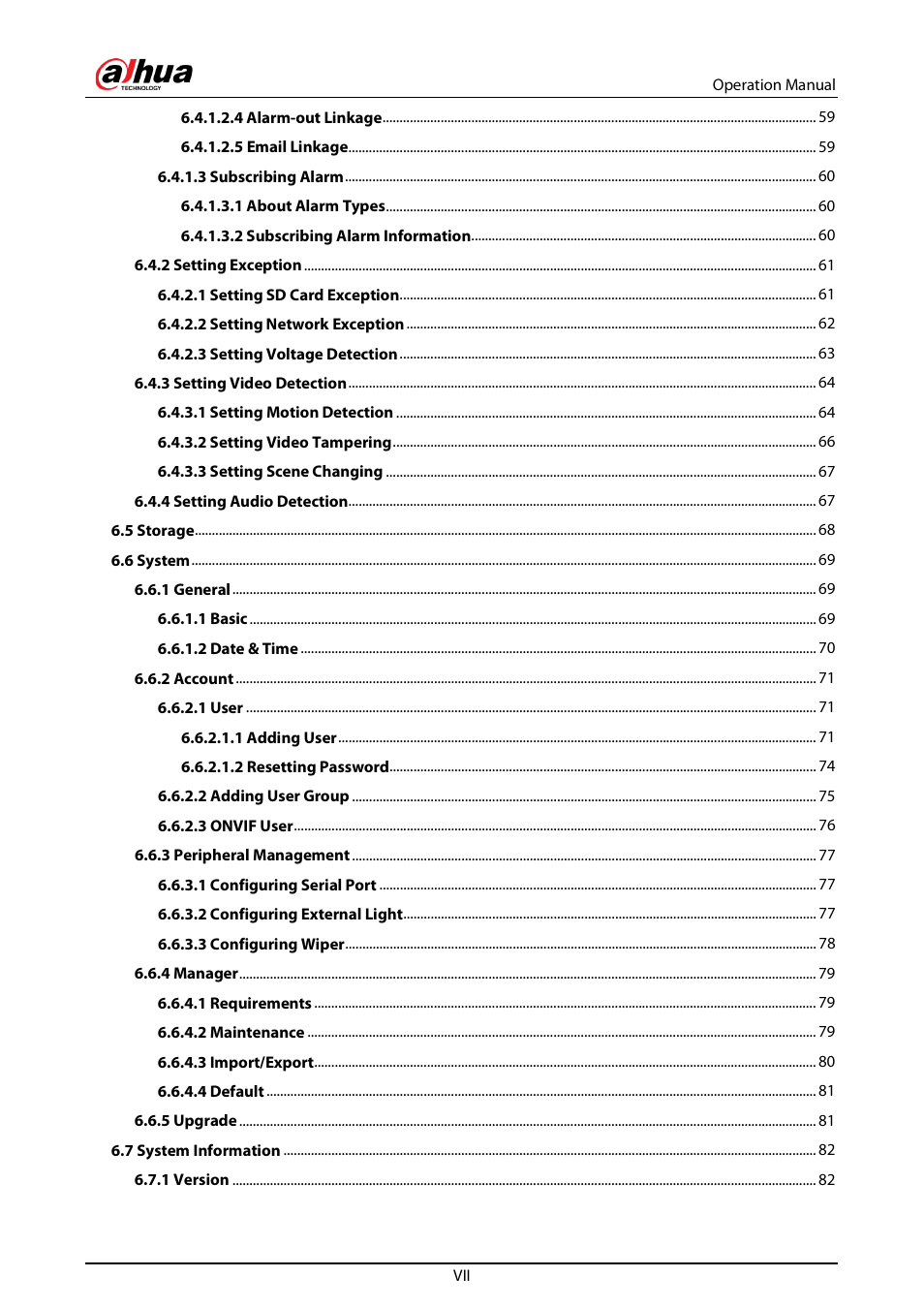 Dahua Technology DH-IPC-EBW81242N-AS-S2 12MP Outdoor Network Panoramic Fisheye Camera with Night Vision User Manual | Page 8 / 205