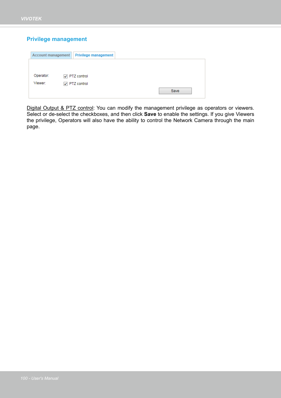 Vivotek S Series IZ9361-EH 1080p Outdoor Network Bullet Camera with Heater User Manual | Page 100 / 458