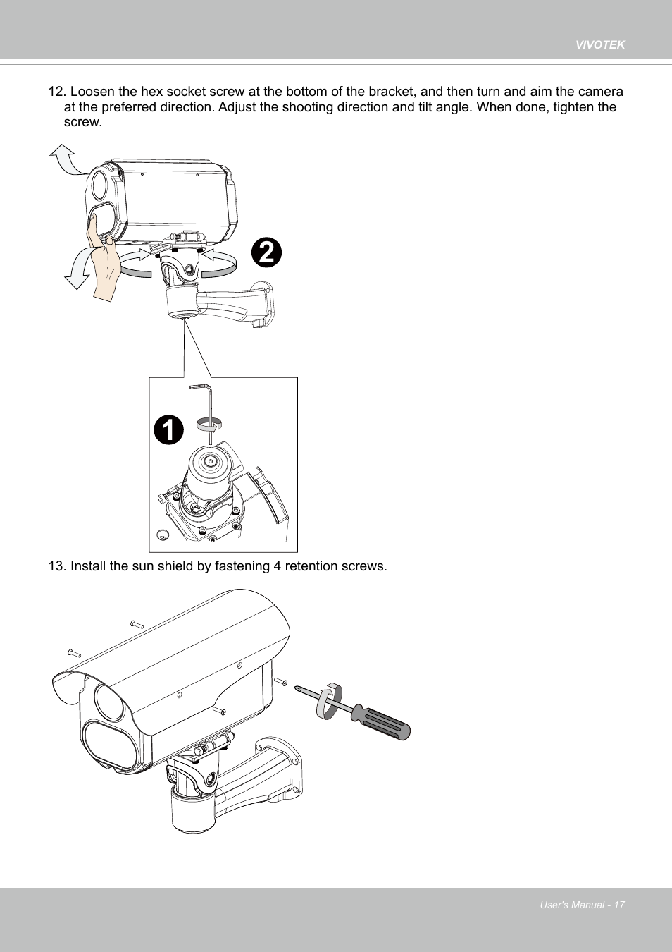 Vivotek S Series IZ9361-EH 1080p Outdoor Network Bullet Camera with Heater User Manual | Page 17 / 458