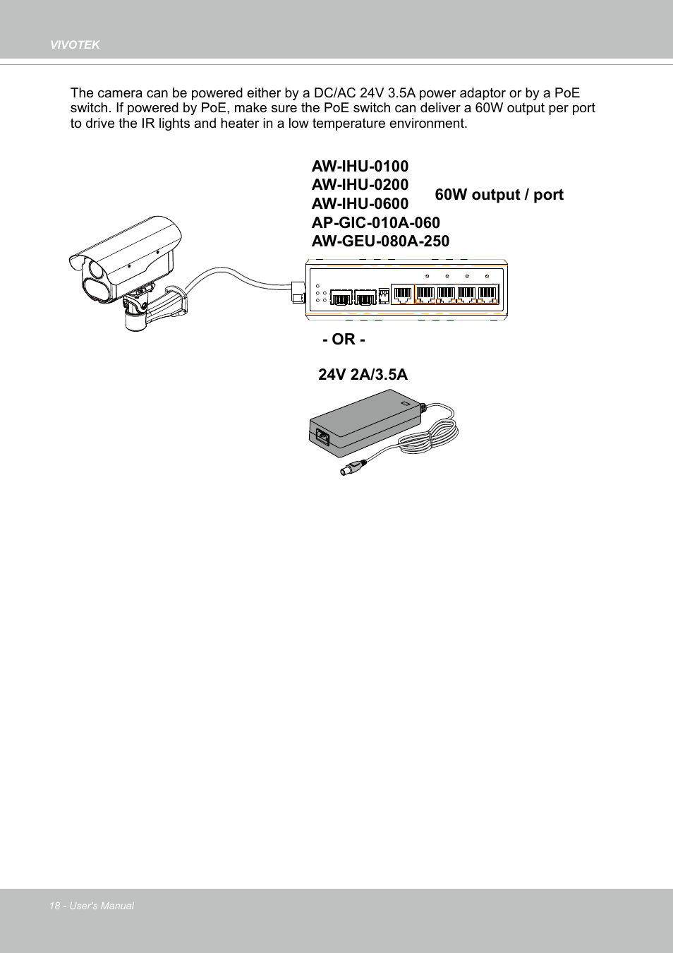 Vivotek S Series IZ9361-EH 1080p Outdoor Network Bullet Camera with Heater User Manual | Page 18 / 458