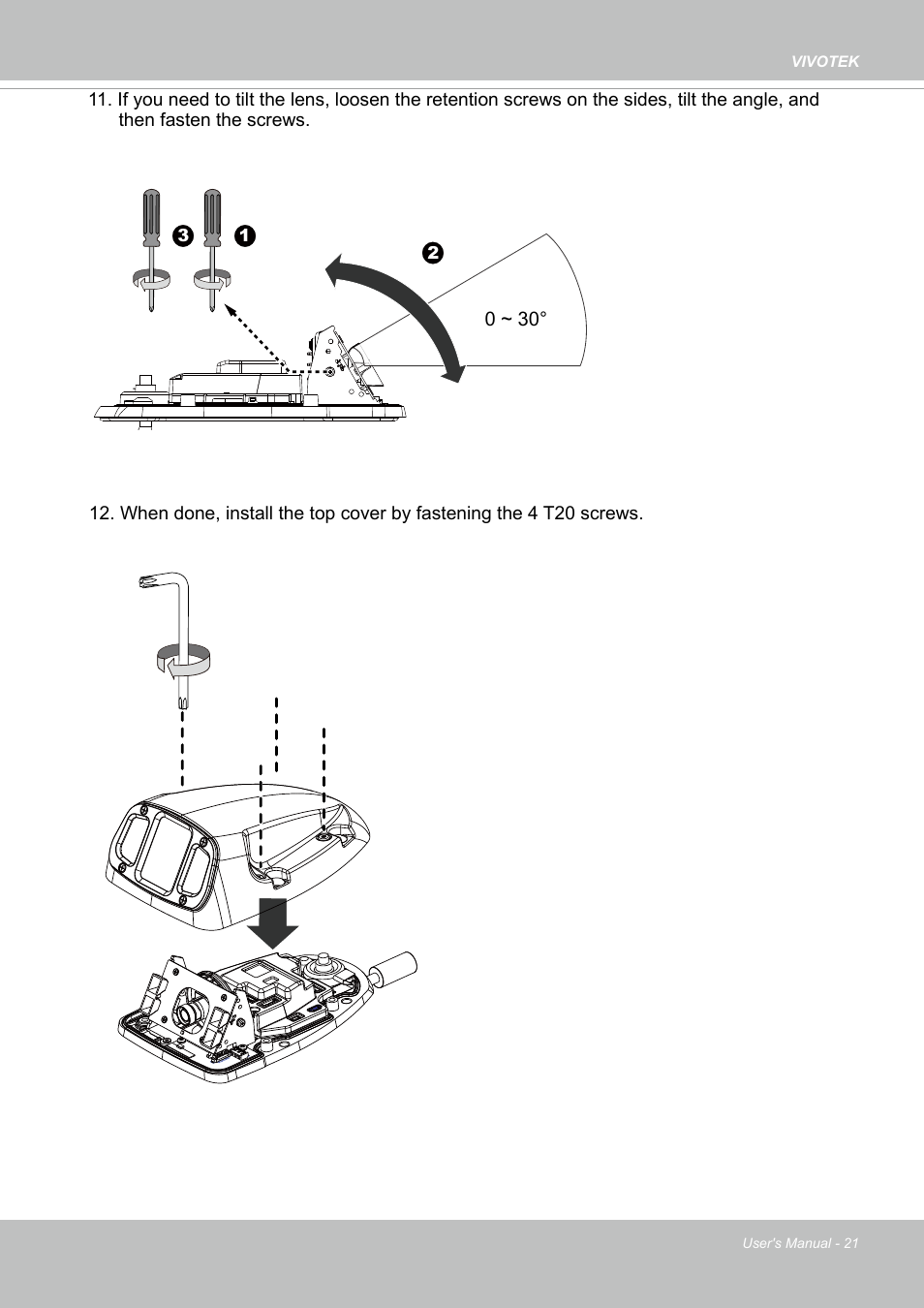 Vivotek MD9584-HF3 5MP Outdoor Network Mobile Dome Camera with Night Vision, Heater & 3.6mm Lens User Manual | Page 21 / 453