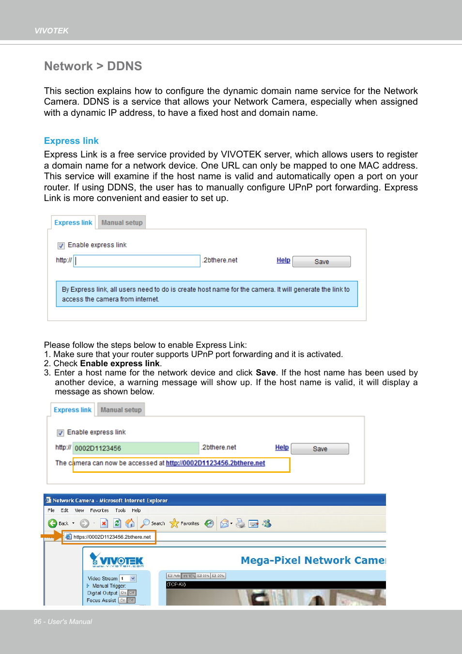Network > ddns | Vivotek MD9584-HF3 5MP Outdoor Network Mobile Dome Camera with Night Vision, Heater & 3.6mm Lens User Manual | Page 96 / 453