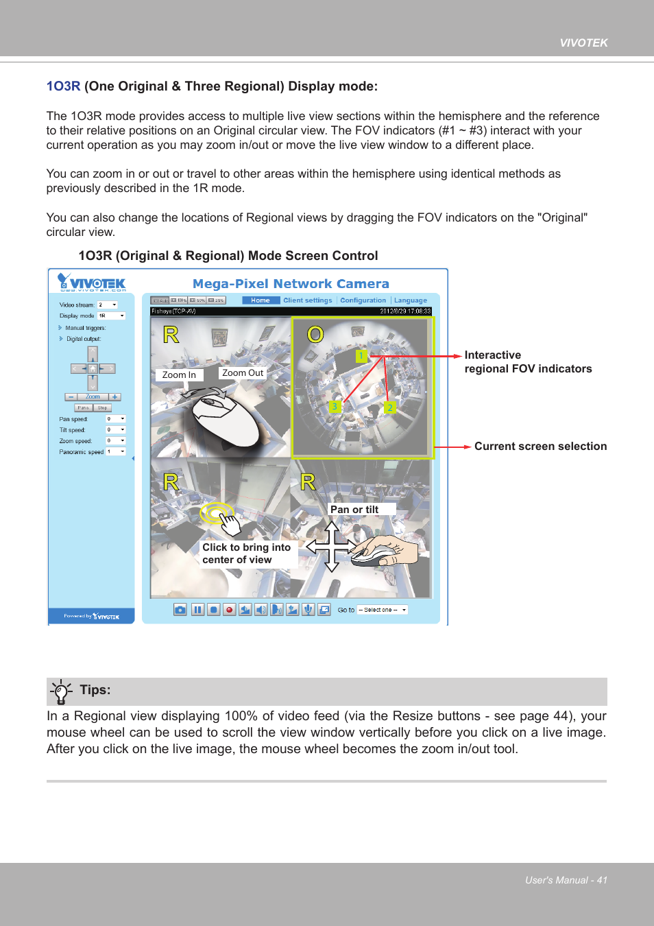Or r r | Vivotek FE9380-HV 5MP Outdoor Network Fisheye Dome Camera with Night Vision User Manual | Page 41 / 352