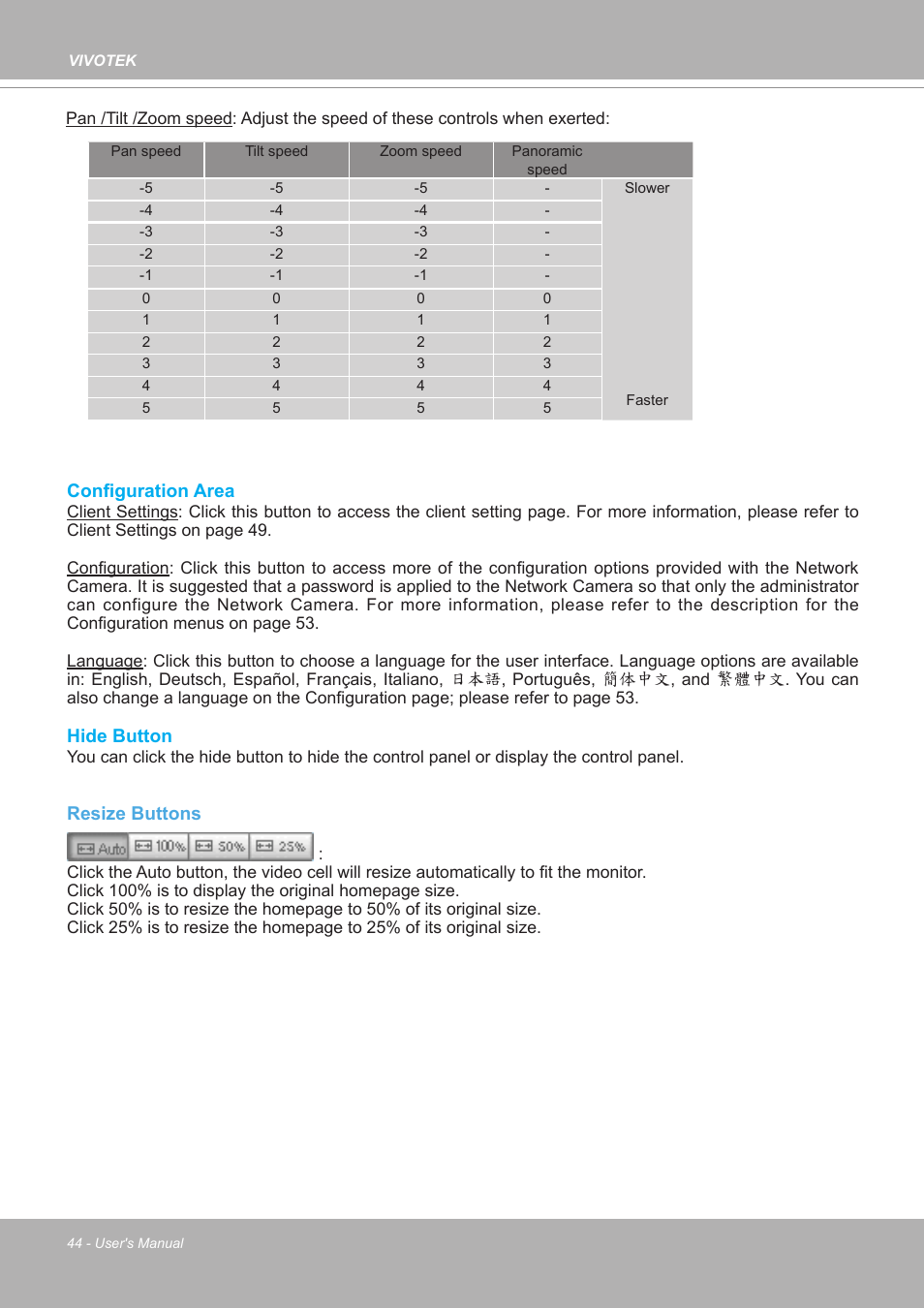 Vivotek FE9380-HV 5MP Outdoor Network Fisheye Dome Camera with Night Vision User Manual | Page 44 / 352