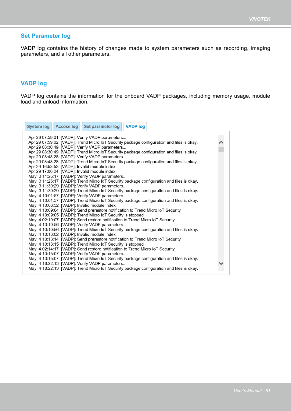 Vivotek SD9161-H-v2 2MP PTZ Network Dome Camera User Manual | Page 61 / 473