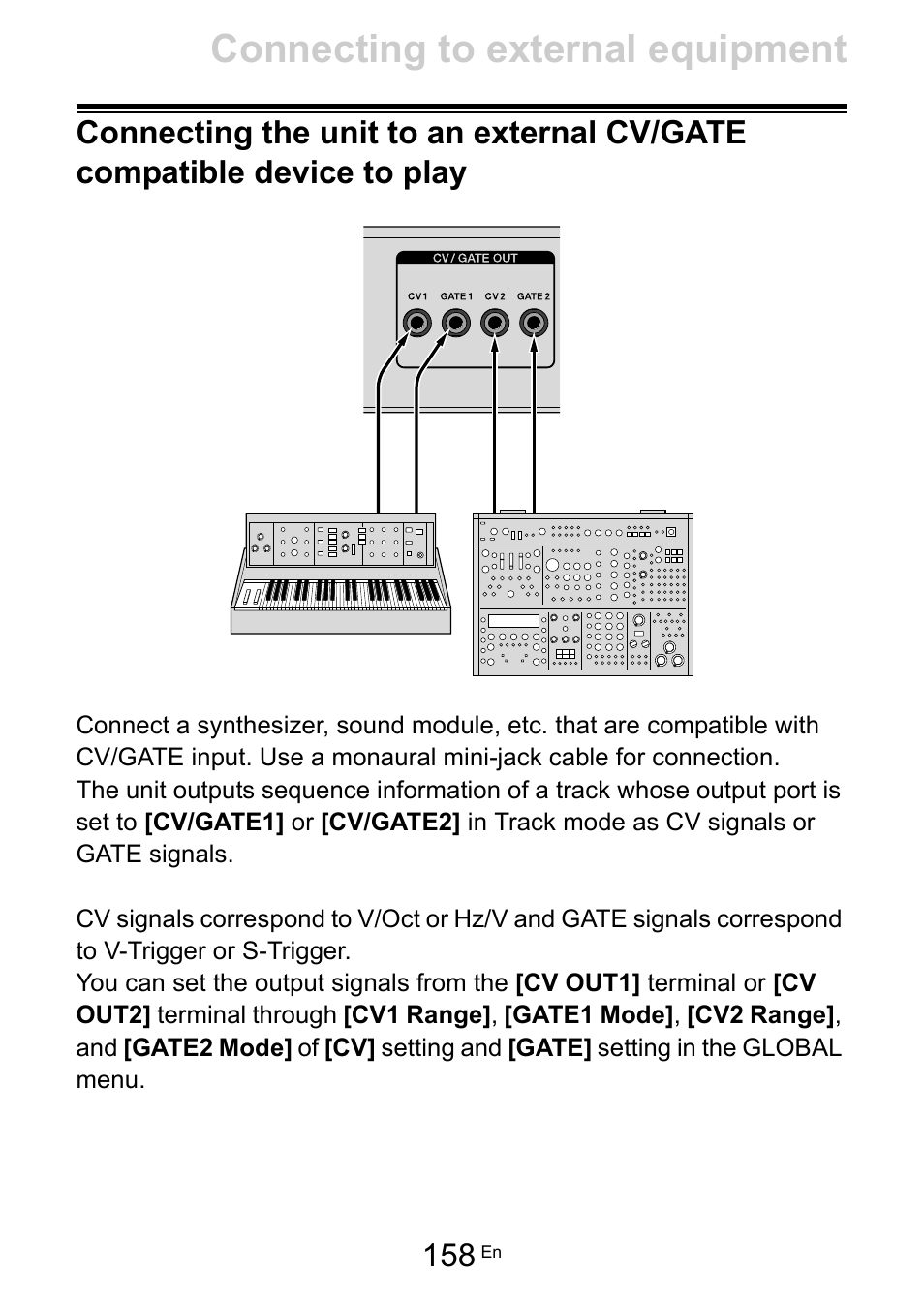 Connecting to external equipment | Pioneer Toraiz SQUID - Creative Multitrack Sequencer User Manual | Page 158 / 177