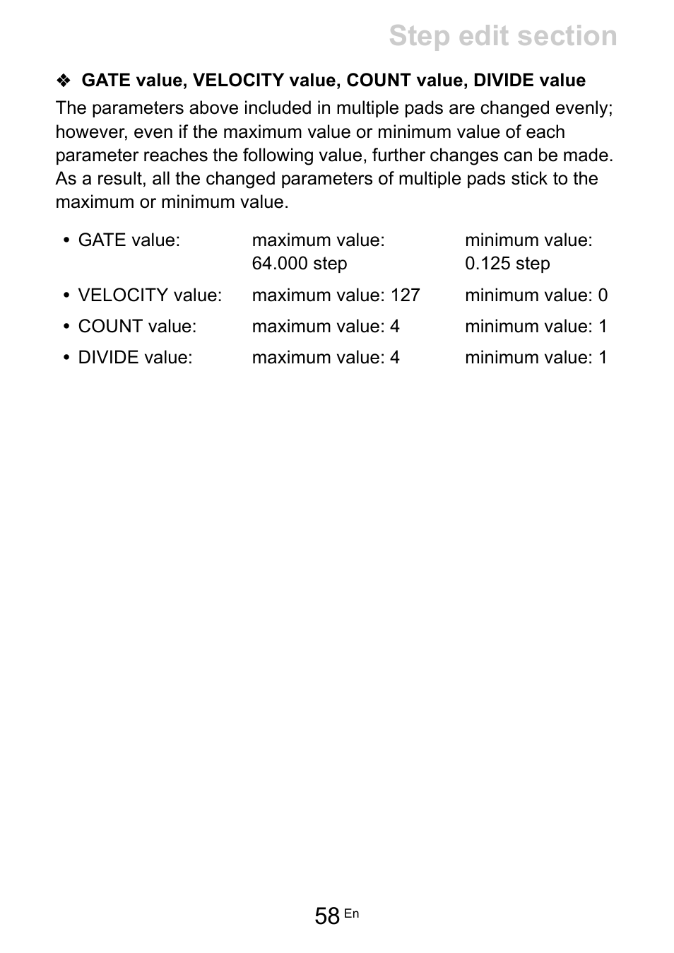 Pioneer Toraiz SQUID - Creative Multitrack Sequencer User Manual | Page 58 / 177