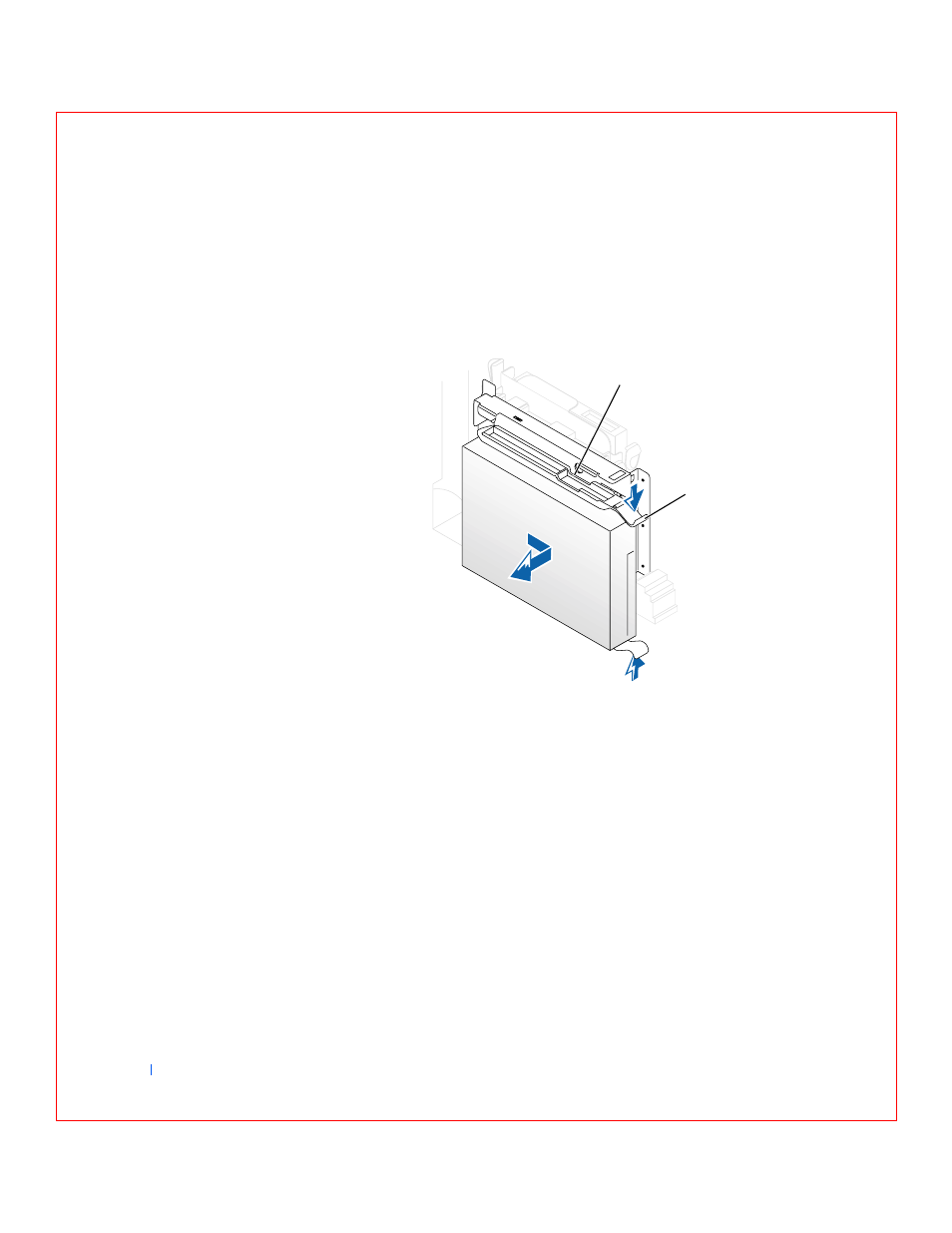 Removing a hard drive | Dell OptiPlex GX240 User Manual | Page 108 / 283