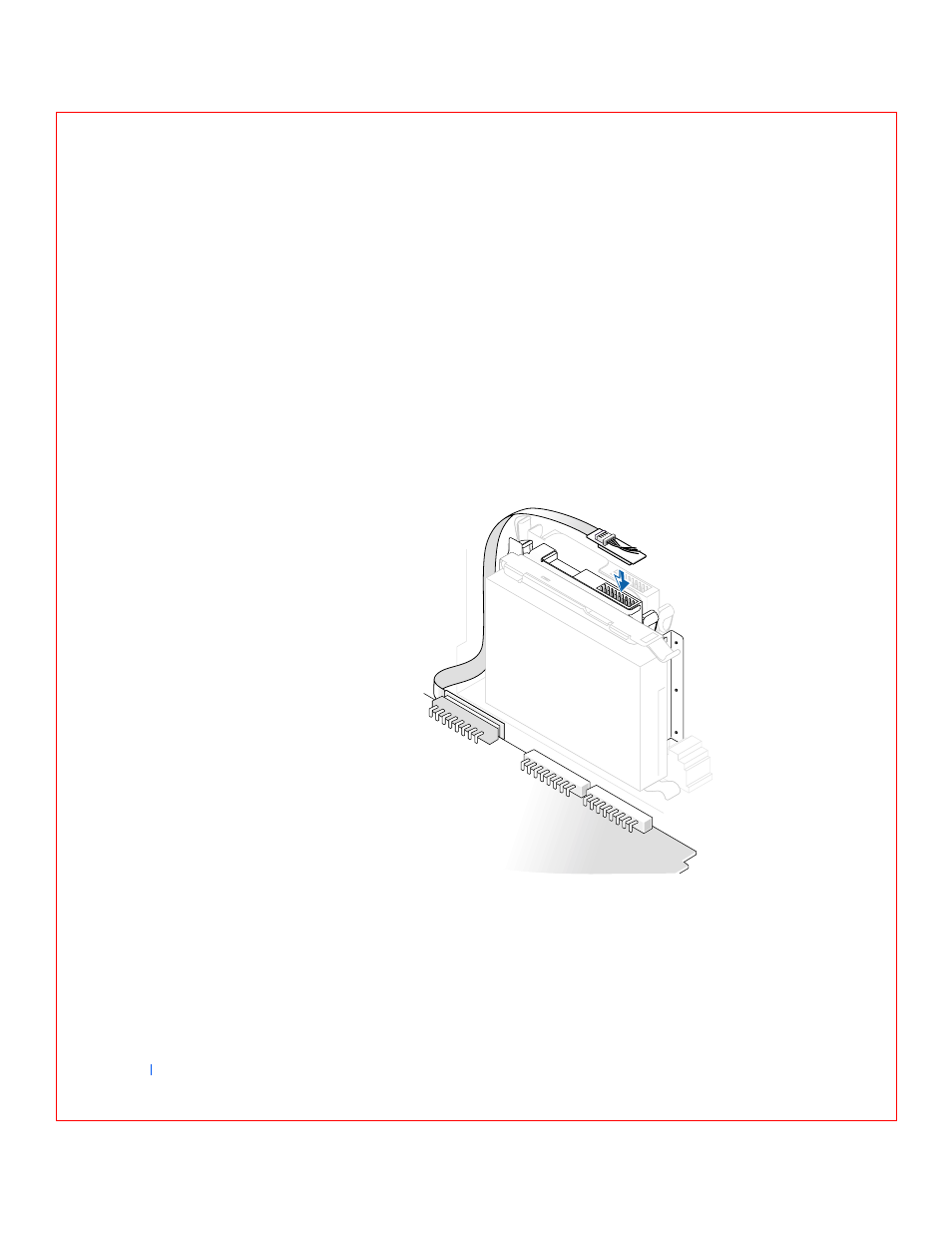 Installing a floppy drive and reattaching cables | Dell OptiPlex GX240 User Manual | Page 122 / 283