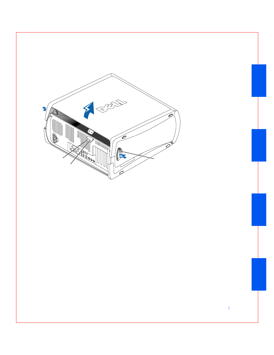 Closing the computer cover | Dell OptiPlex GX240 User Manual | Page 63 / 283