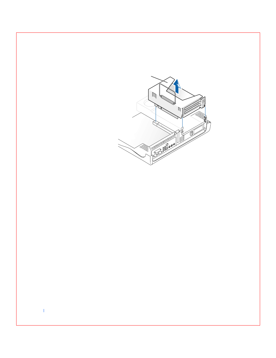 Replacing the expansion-card cage, Replace the expansion-card cage | Dell OptiPlex GX240 User Manual | Page 78 / 283