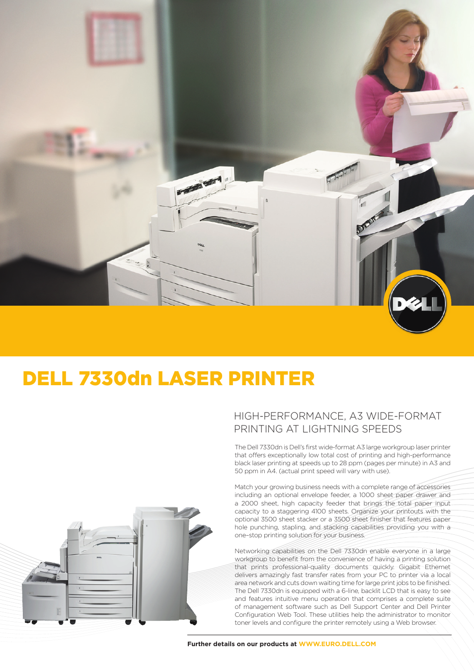 Dell 7330dn User Manual | 4 pages