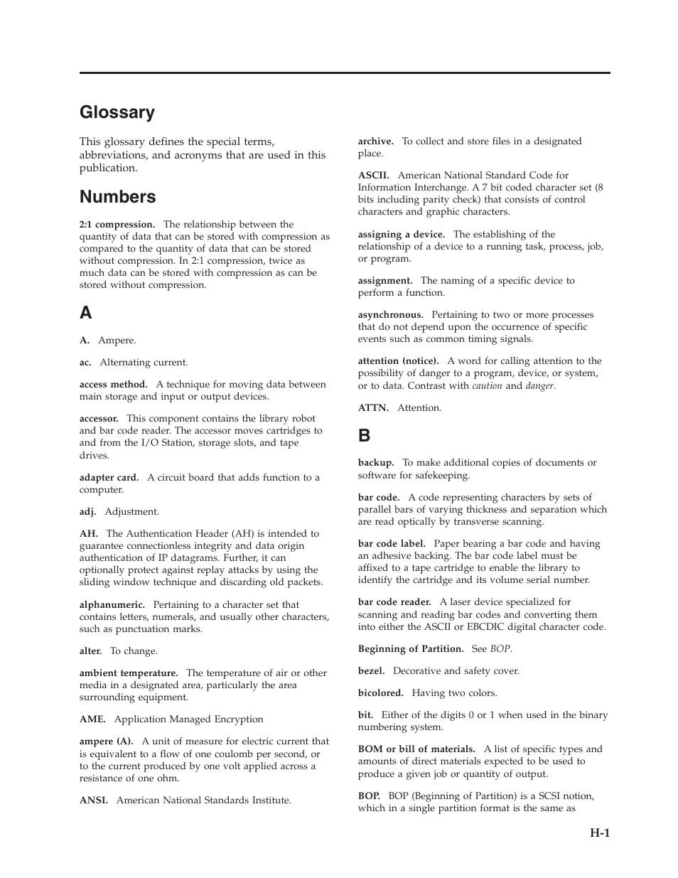 Glossary, Numbers | Dell TL2000 User Manual | Page 249 / 264