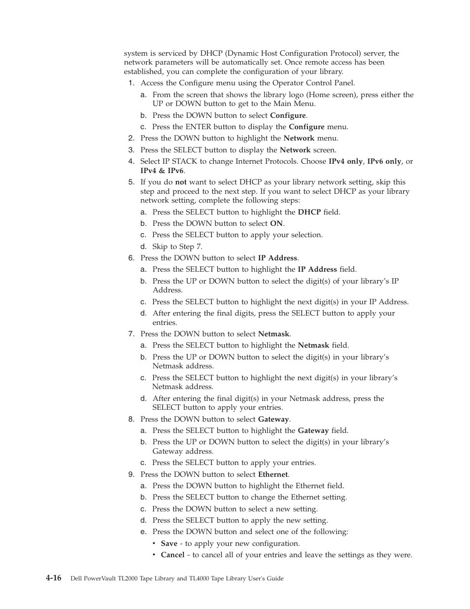 Dell TL2000 User Manual | Page 66 / 264