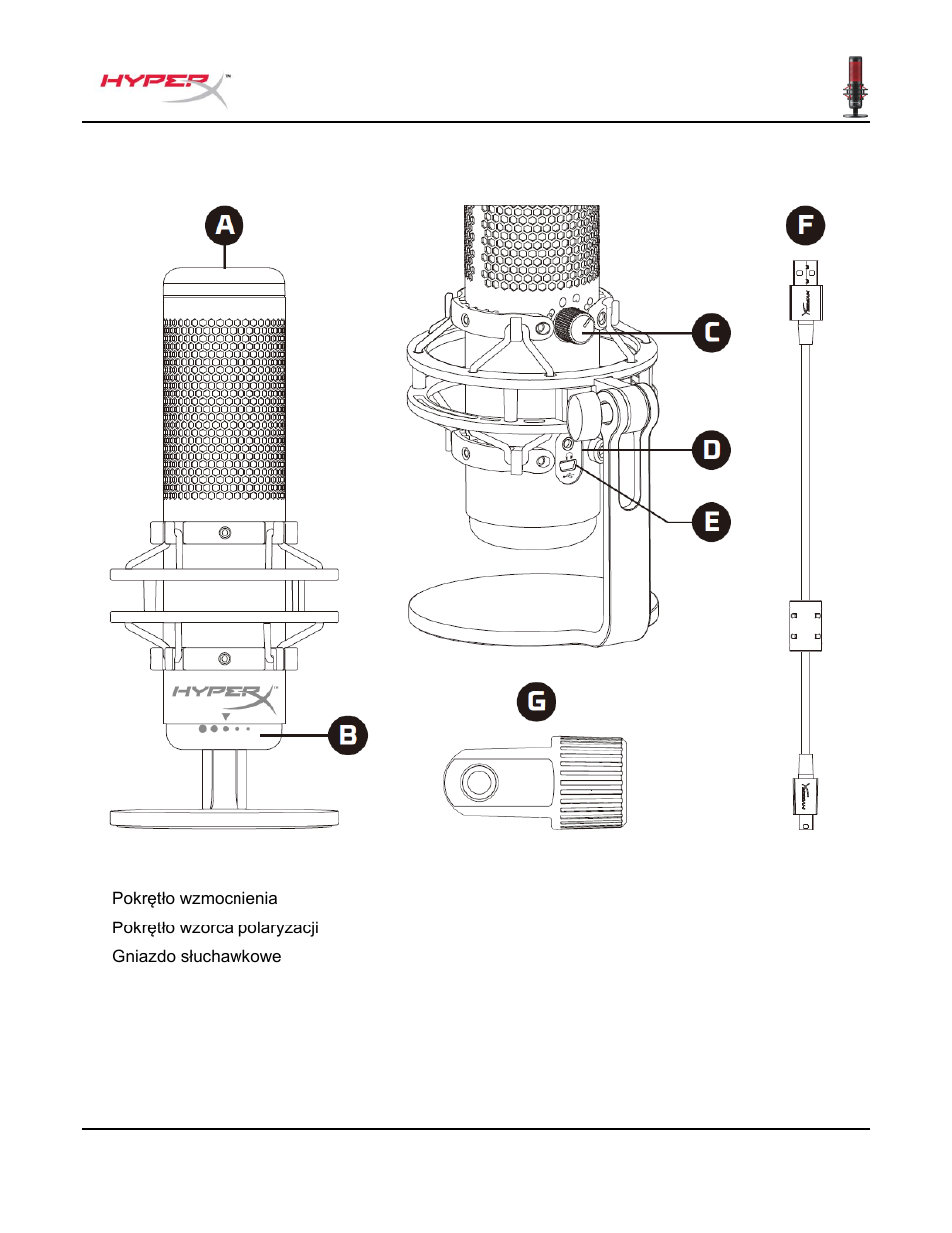 Prezentacja | HyperX QuadCast USB Condenser Microphone User Manual | Page 100 / 241