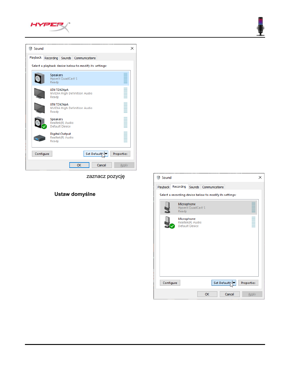 HyperX QuadCast S USB Condenser Microphone User Manual | Page 112 / 273