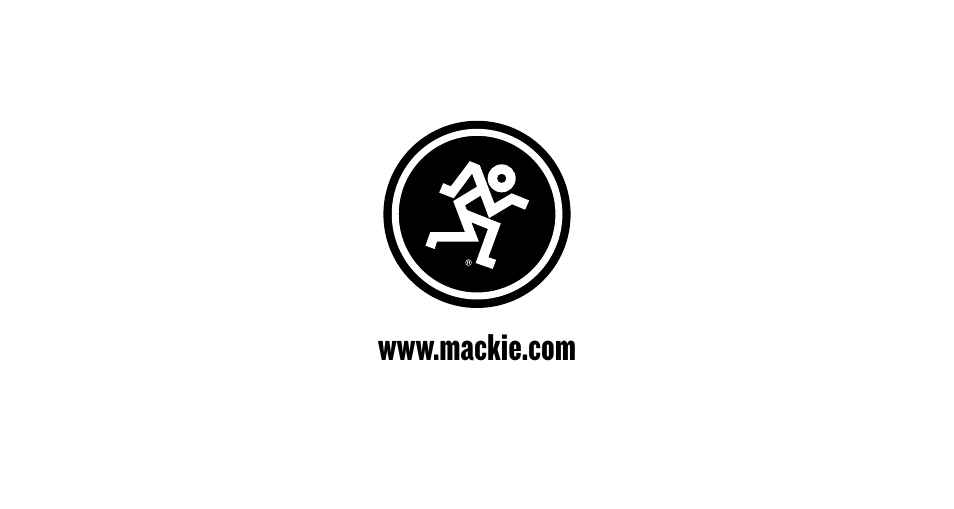 MACKIE EM-91CU USB Condenser Microphone User Manual | Page 15 / 16