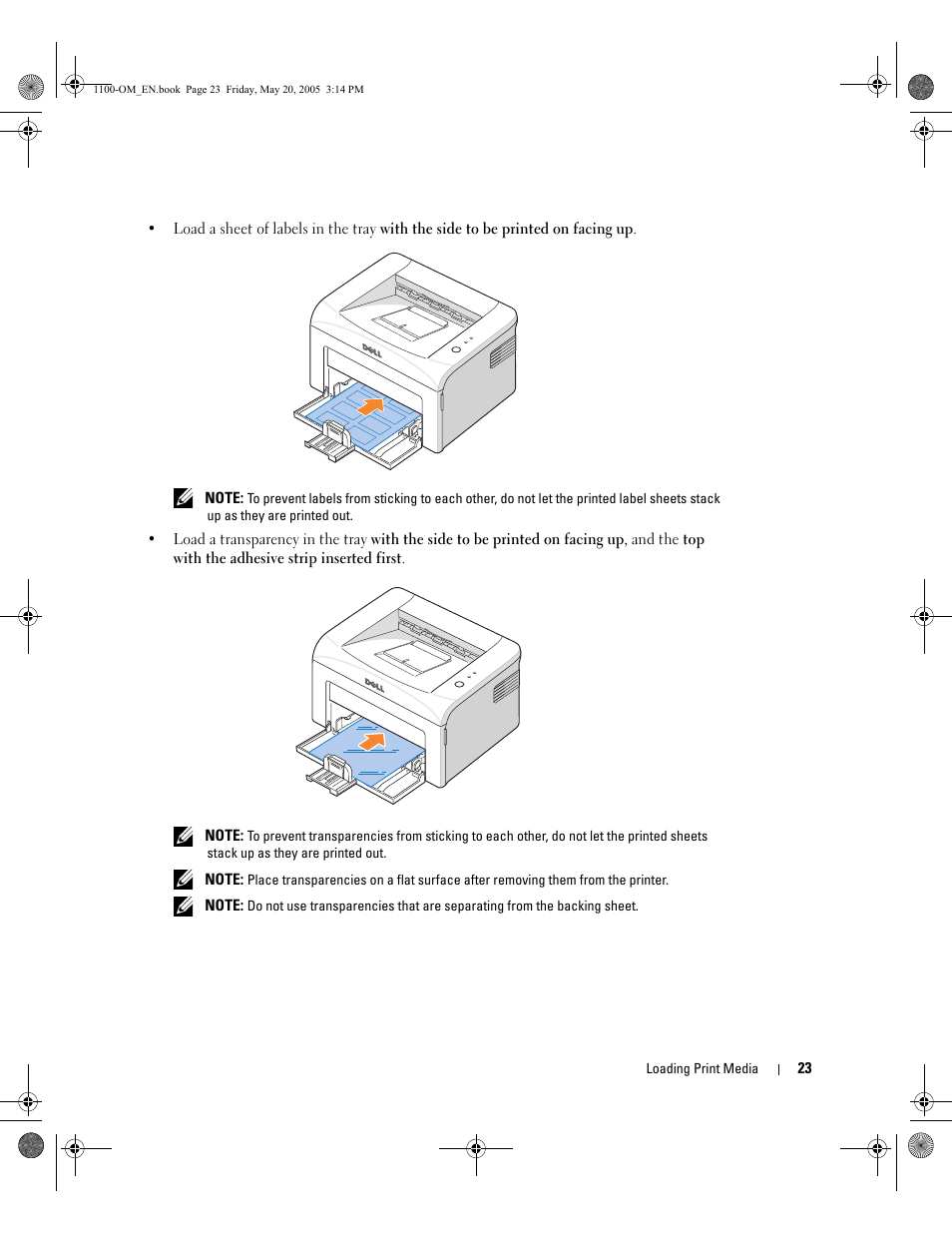 Dell 1100 User Manual | Page 31 / 95