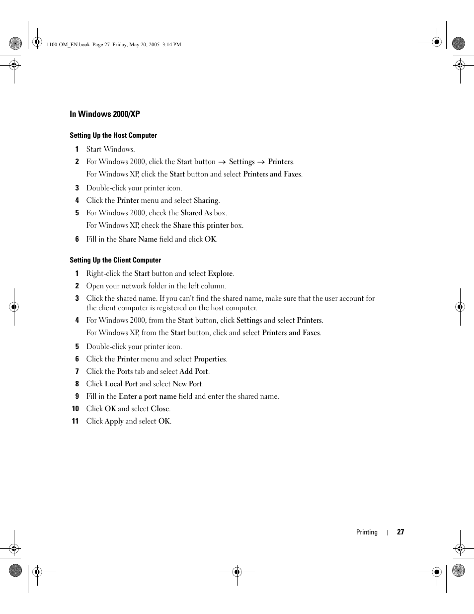 Dell 1100 User Manual | Page 35 / 95