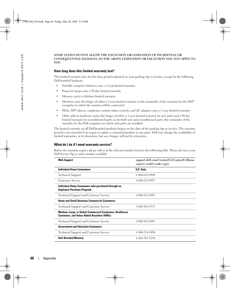 Dell 1100 User Manual | Page 74 / 95