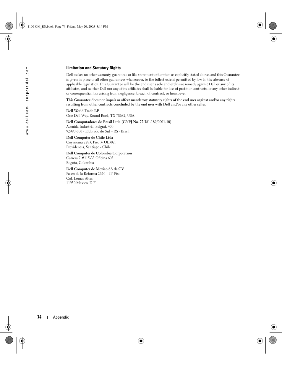 Dell 1100 User Manual | Page 82 / 95