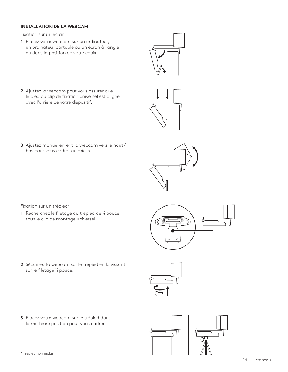 Logitech C920e 1080p Business Webcam User Manual | Page 13 / 130