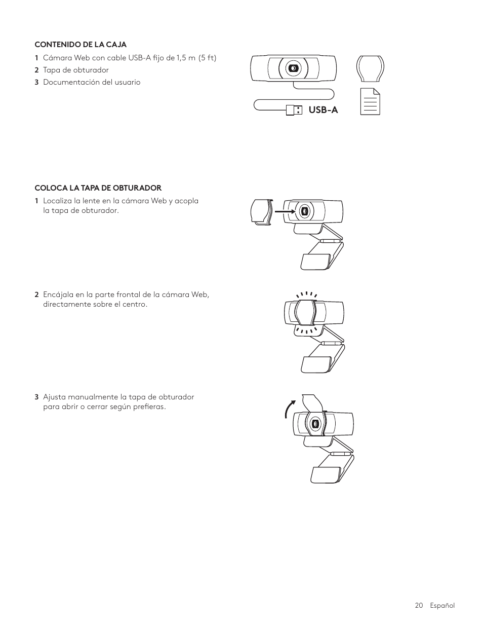 Logitech C920e 1080p Business Webcam User Manual | Page 20 / 130