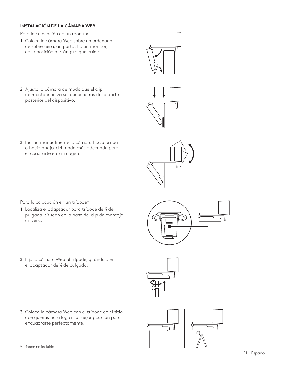 Logitech C920e 1080p Business Webcam User Manual | Page 21 / 130