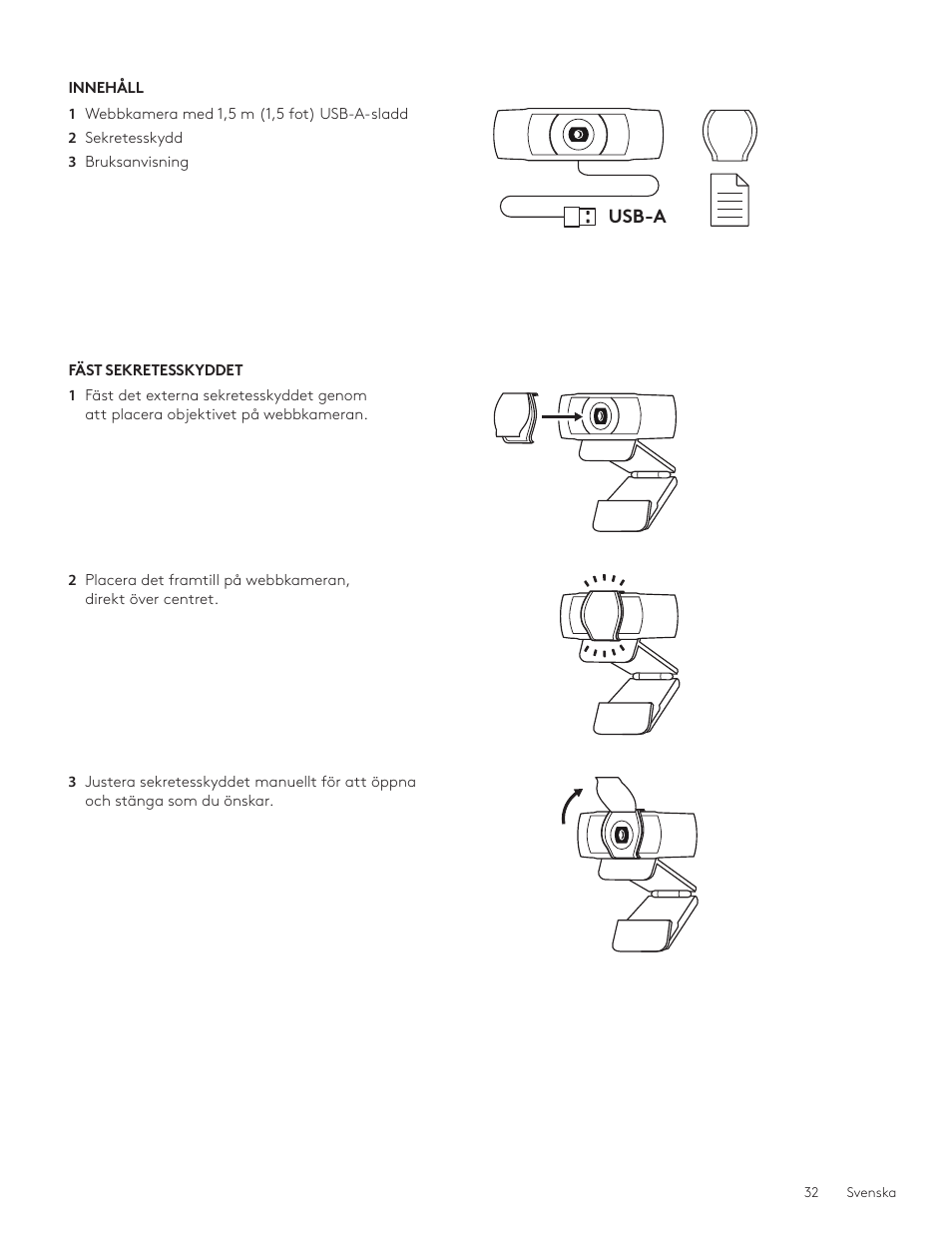 Logitech C920e 1080p Business Webcam User Manual | Page 32 / 130