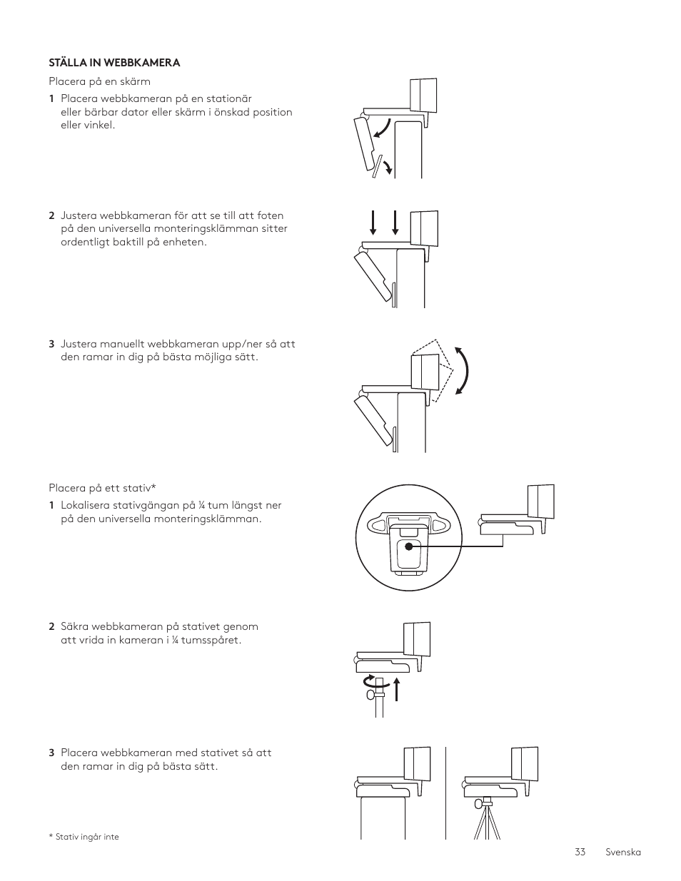 Logitech C920e 1080p Business Webcam User Manual | Page 33 / 130