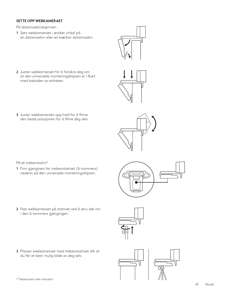 Logitech C920e 1080p Business Webcam User Manual | Page 41 / 130