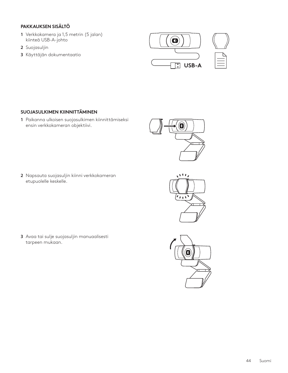 Logitech C920e 1080p Business Webcam User Manual | Page 44 / 130