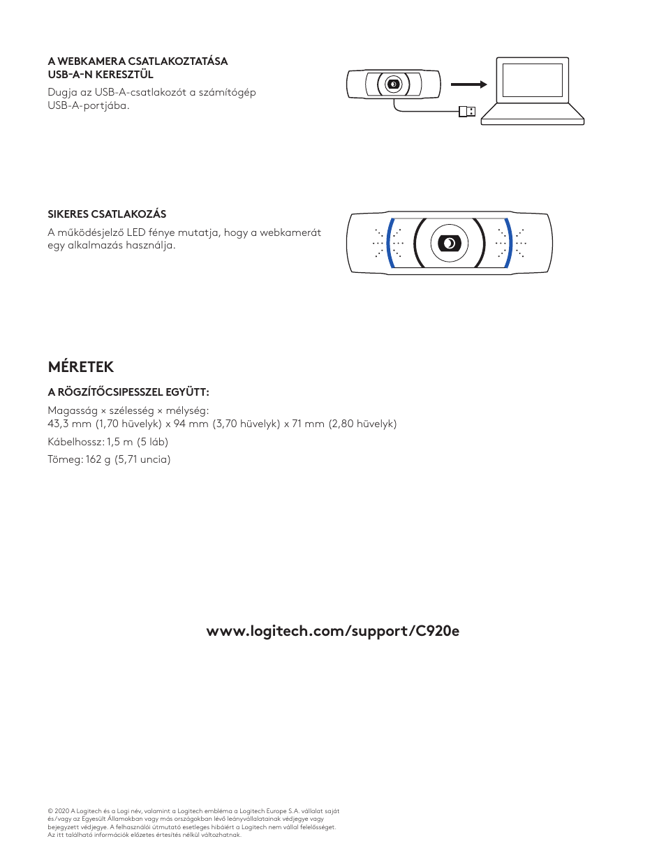 Logitech C920e 1080p Business Webcam User Manual | Page 62 / 130