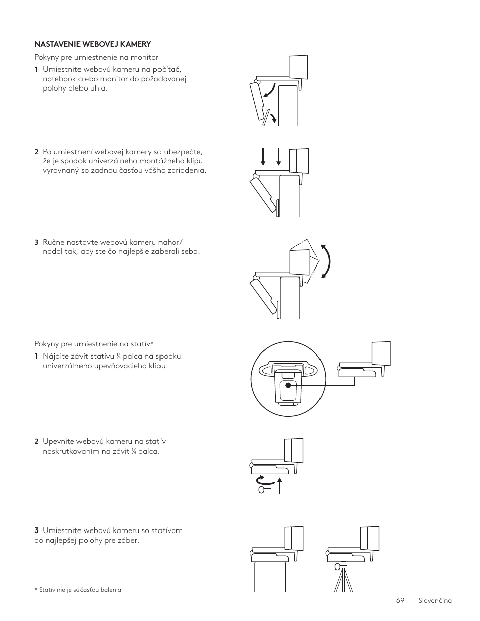 Logitech C920e 1080p Business Webcam User Manual | Page 69 / 130