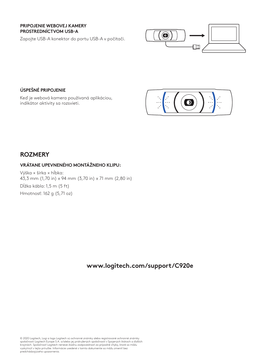 Logitech C920e 1080p Business Webcam User Manual | Page 70 / 130