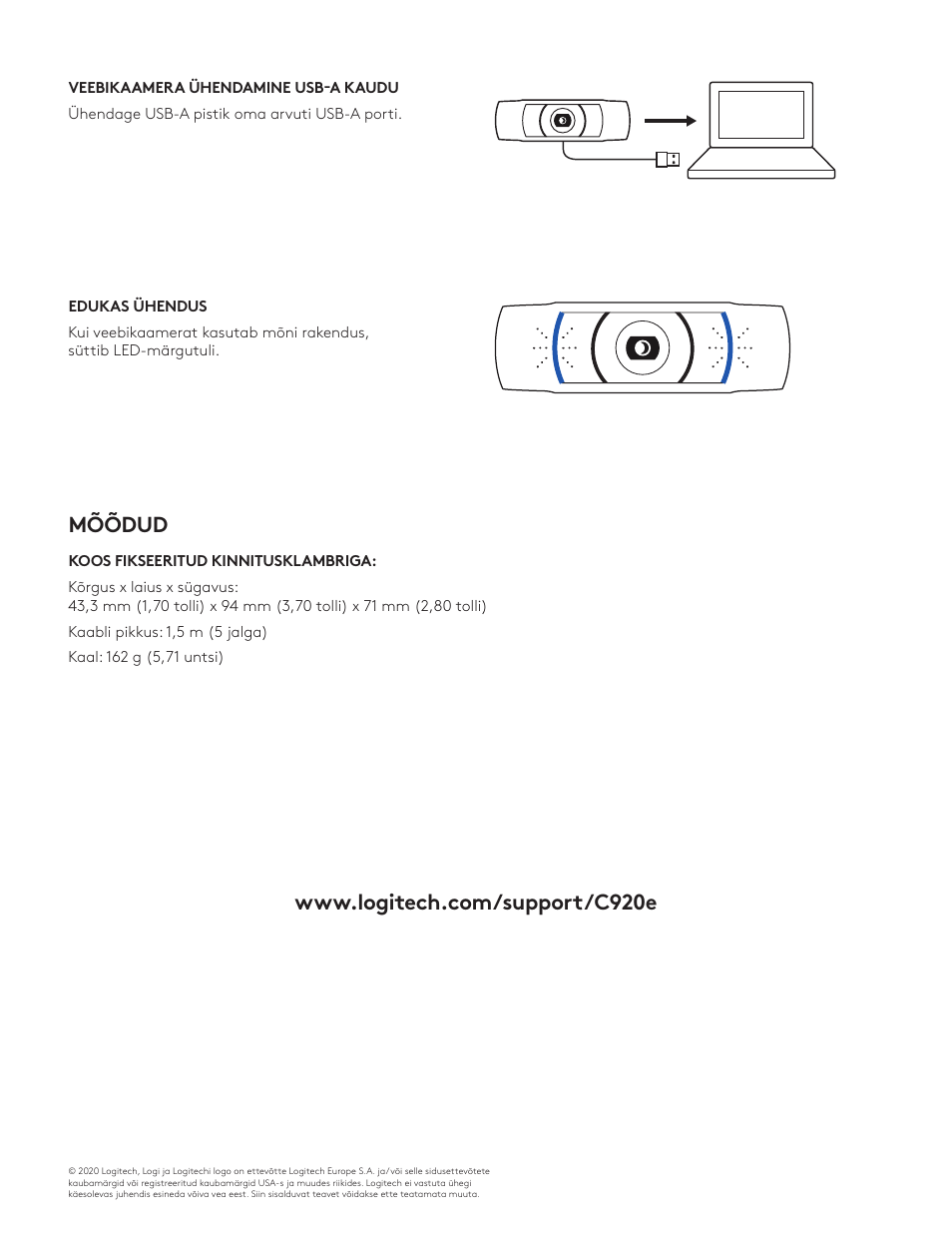 Logitech C920e 1080p Business Webcam User Manual | Page 78 / 130