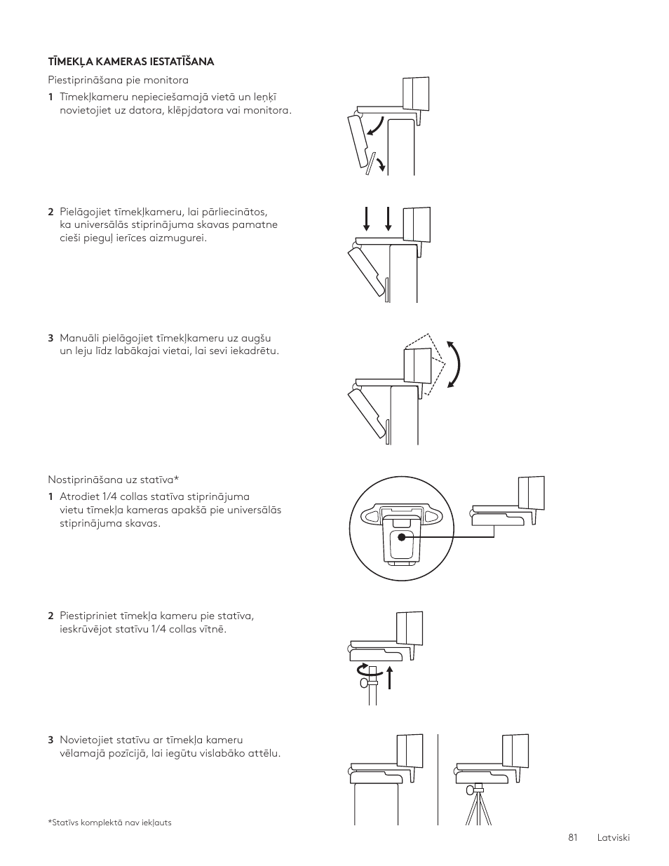 Logitech C920e 1080p Business Webcam User Manual | Page 81 / 130