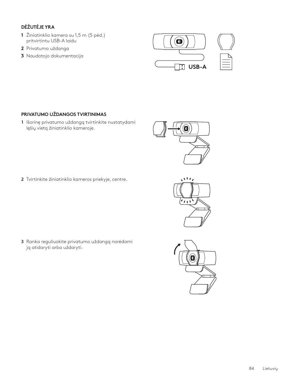 Logitech C920e 1080p Business Webcam User Manual | Page 84 / 130