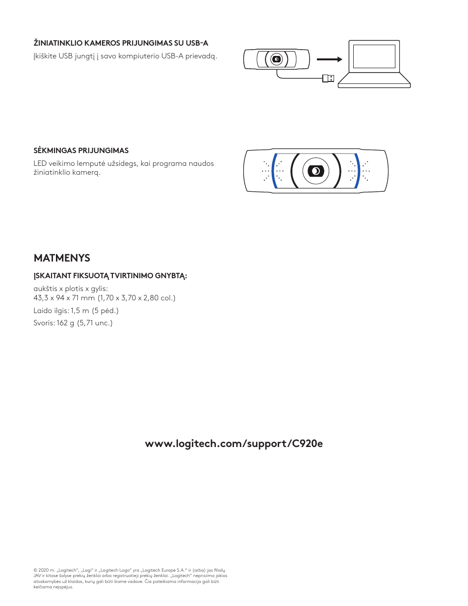Logitech C920e 1080p Business Webcam User Manual | Page 86 / 130