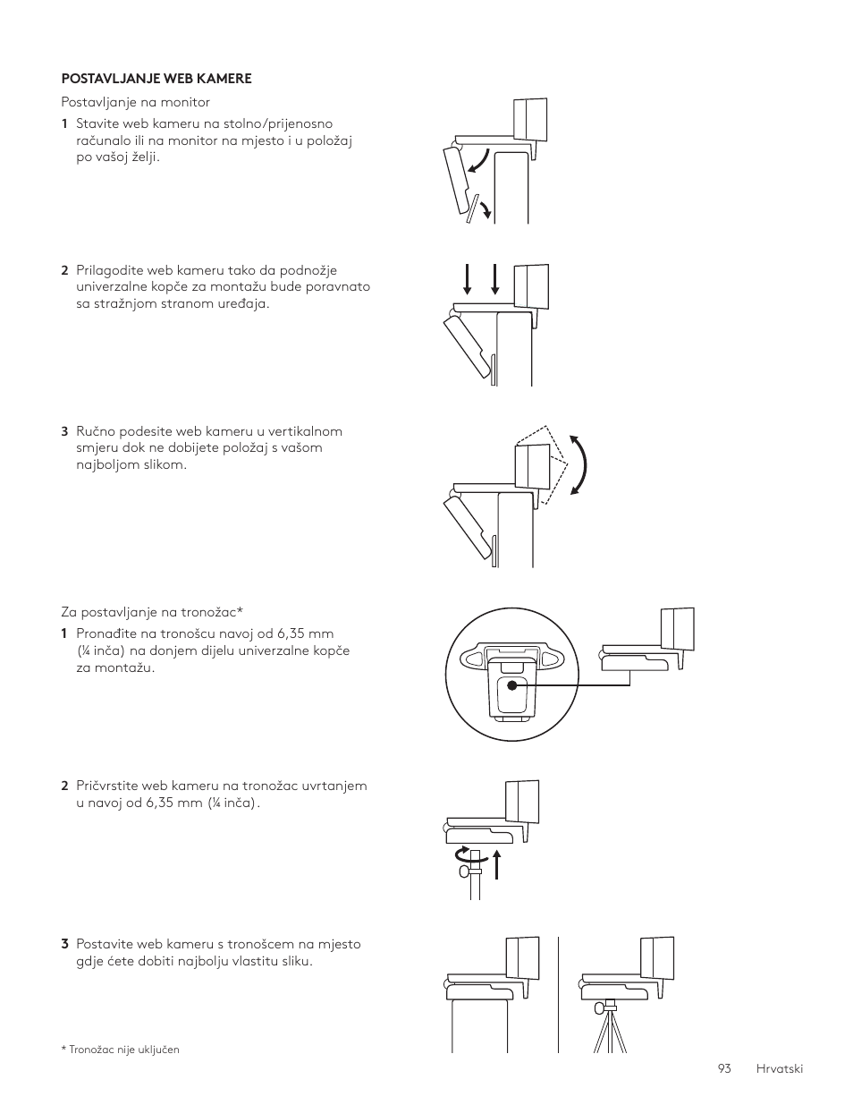 Logitech C920e 1080p Business Webcam User Manual | Page 93 / 130