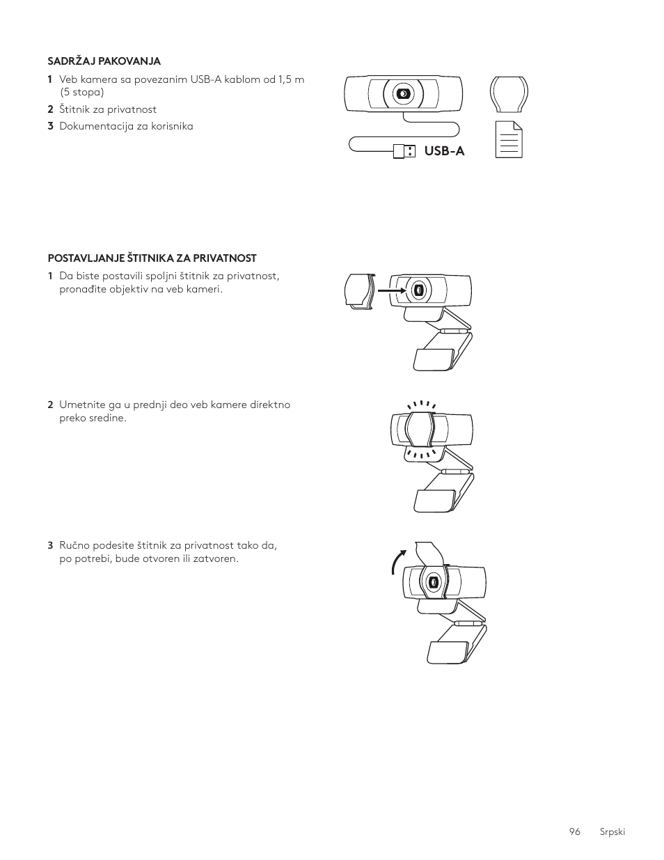 Logitech C920e 1080p Business Webcam User Manual | Page 96 / 130