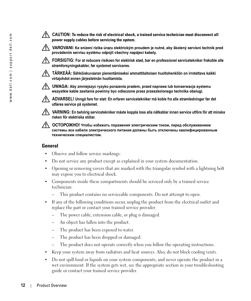 General | Dell 2161DS User Manual | Page 12 / 86