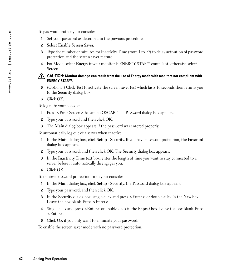 Dell 2161DS User Manual | Page 42 / 86